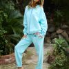 Women Beach Bunny Lounge | Malibu Jet Setter Zip Up By Vintage Havana