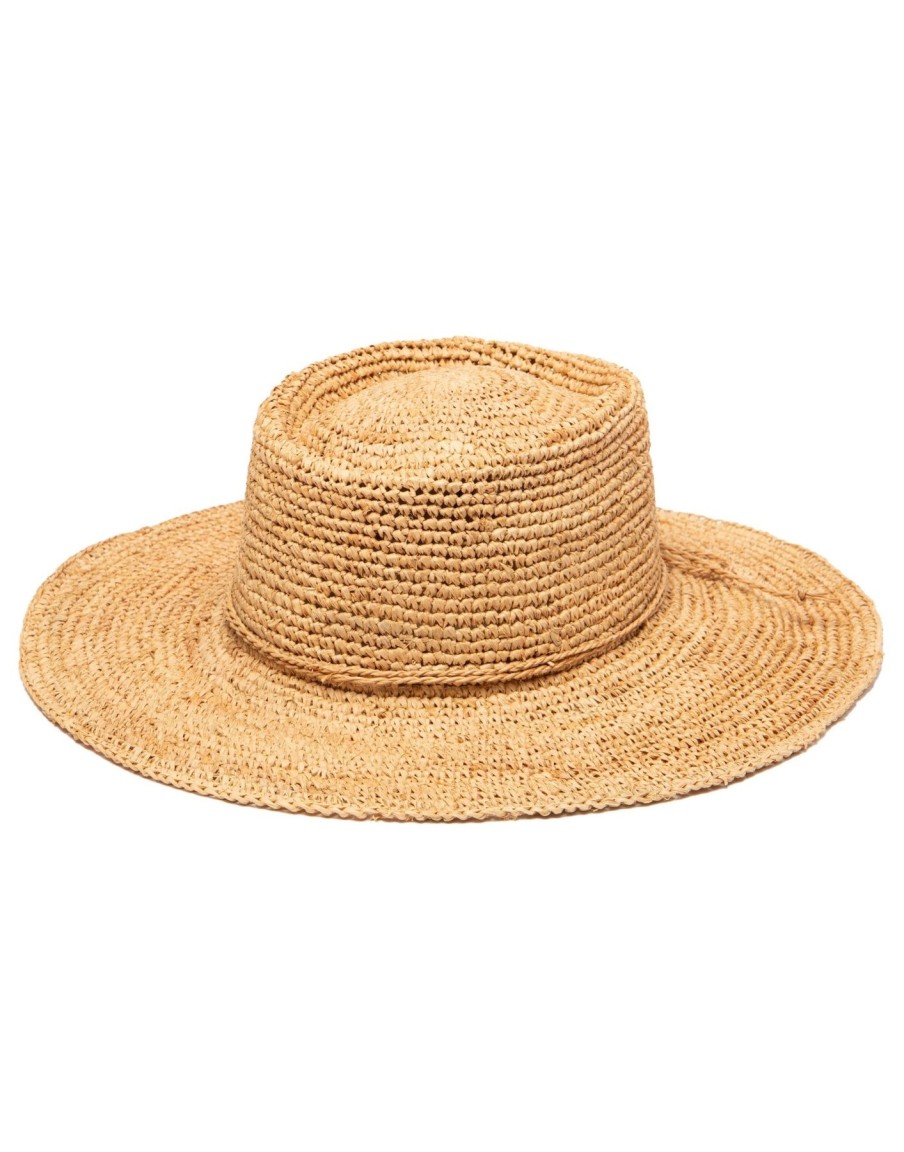 Women Beach Bunny Hats | Oval Crown Raffia Hat By San Diego Hat Company