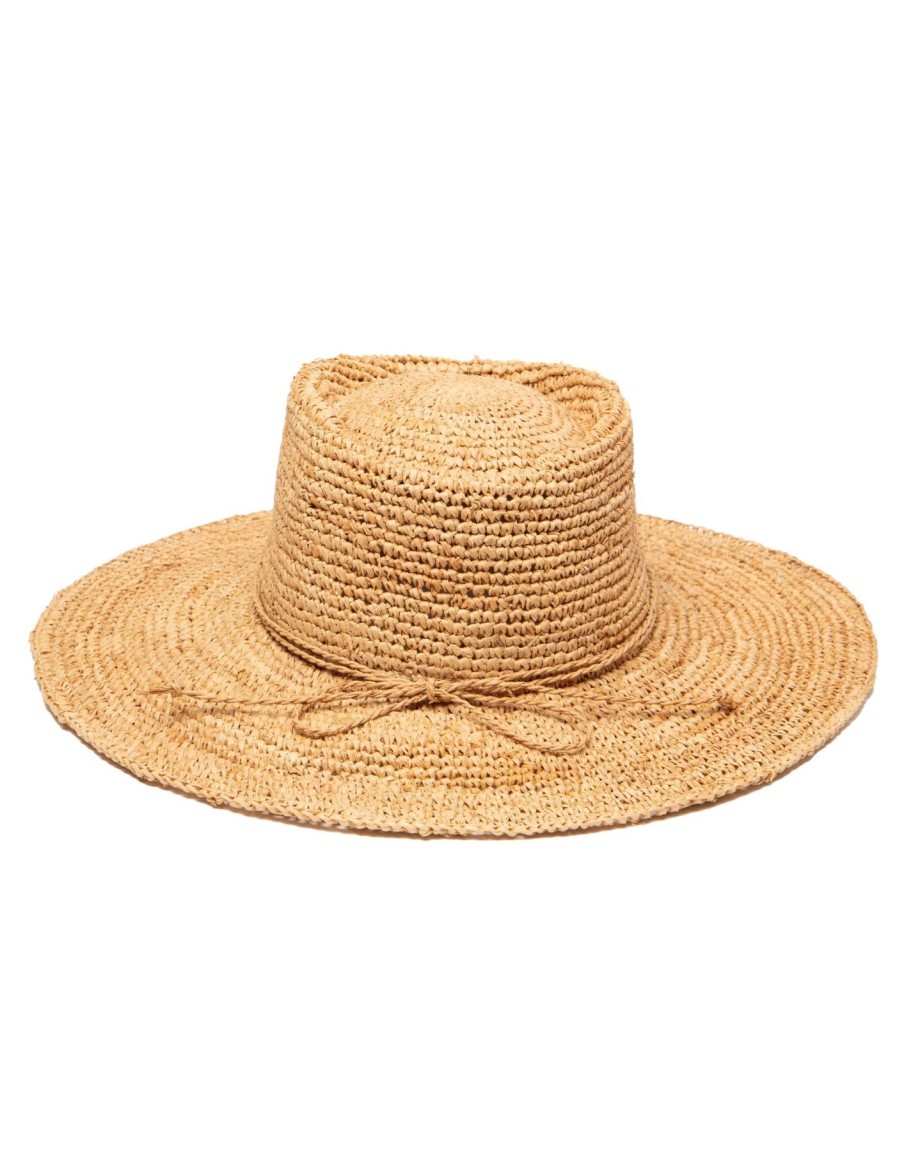 Women Beach Bunny Hats | Oval Crown Raffia Hat By San Diego Hat Company