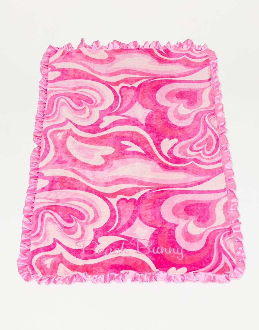 Women Beach Bunny Towels | Pink Multi Towel