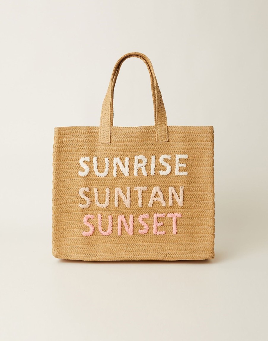 Women Beach Bunny Bags | Sunrise, Suntan, Sunset Tote By Btb Los Angeles