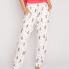 Women Beach Bunny Lounge | Star Spangled Banded Pant By P.J. Salvage