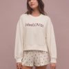 Women Beach Bunny Lounge | Wine Lover Long Sleeve Top By Z Supply