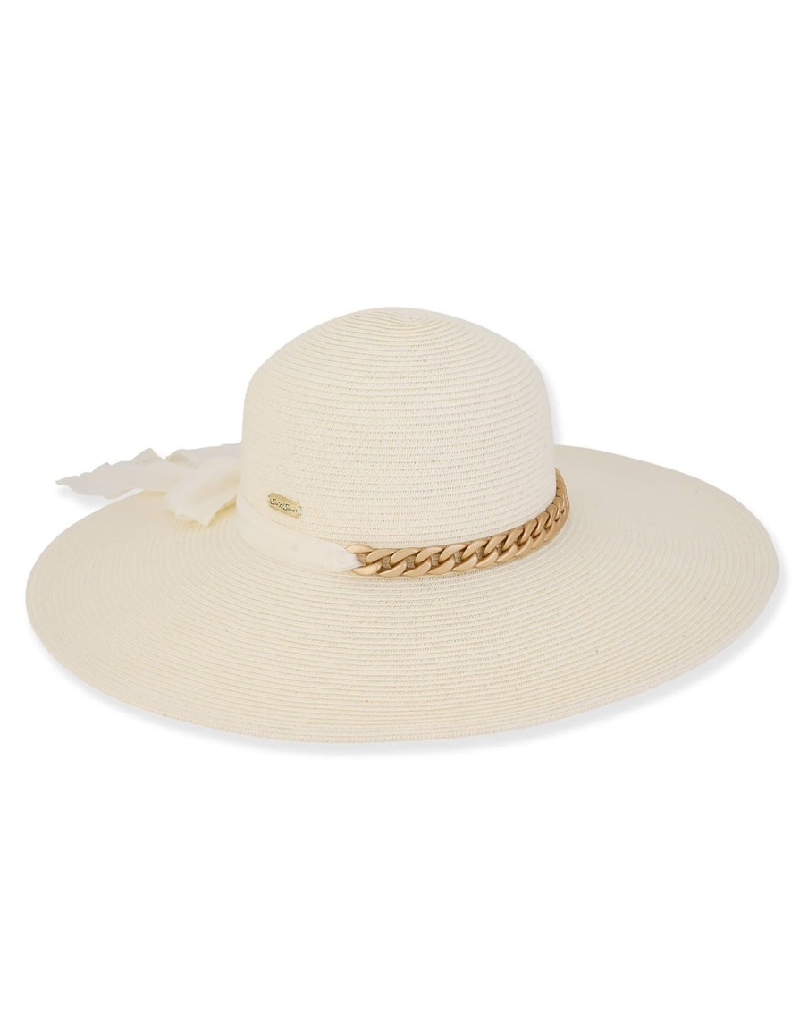 Women Beach Bunny Hats | Carina Paper Braid Floppy Hat By Sun N Sand