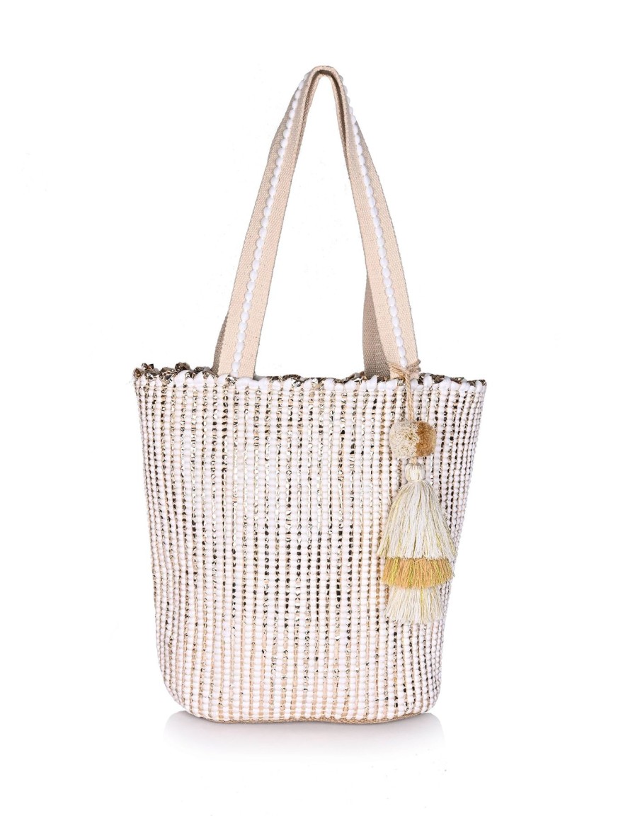 Women Beach Bunny Bags | Natural Beauty Market Tote By America & Beyond