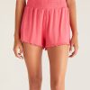 Women Beach Bunny Lounge | Dawn Smocked Rib Short By Z Supply