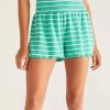 Women Beach Bunny Lounge | Dawn Stripe Rib Short By Z Supply