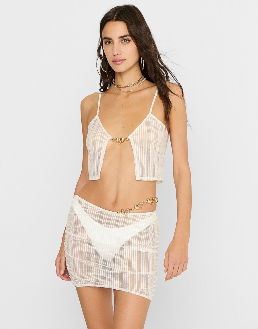 Women Beach Bunny Tops & Bottoms | Saddie Mini Skirt