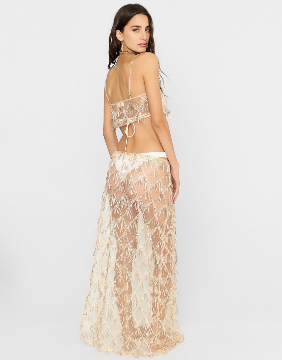 Women Beach Bunny Cover Ups | Dione Sparkle Maxi Skirt