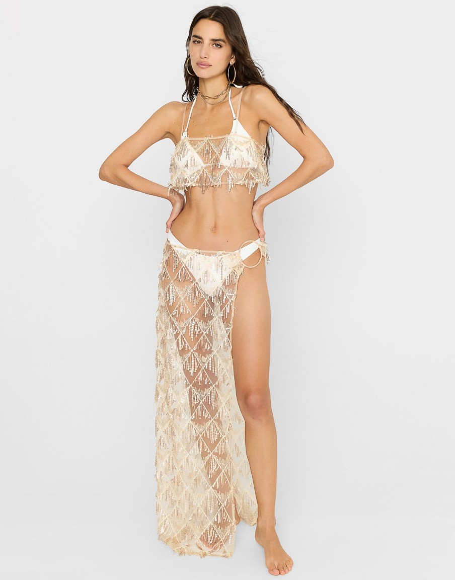 Women Beach Bunny Cover Ups | Dione Sparkle Maxi Skirt