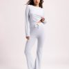 Women Beach Bunny Lounge | Staying In Stripe Long Sleeve Top By Z Supply