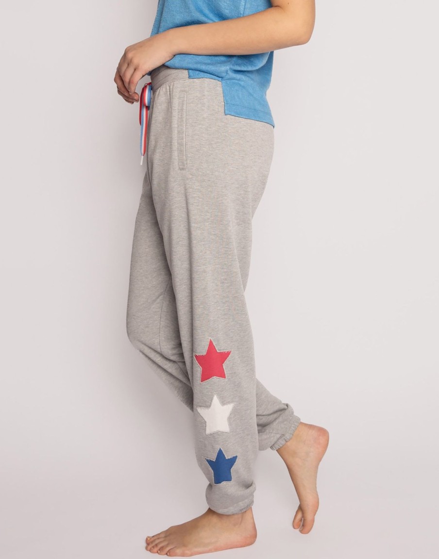 Women Beach Bunny Lounge | Star Spangled Banded Pant By P.J. Salvage