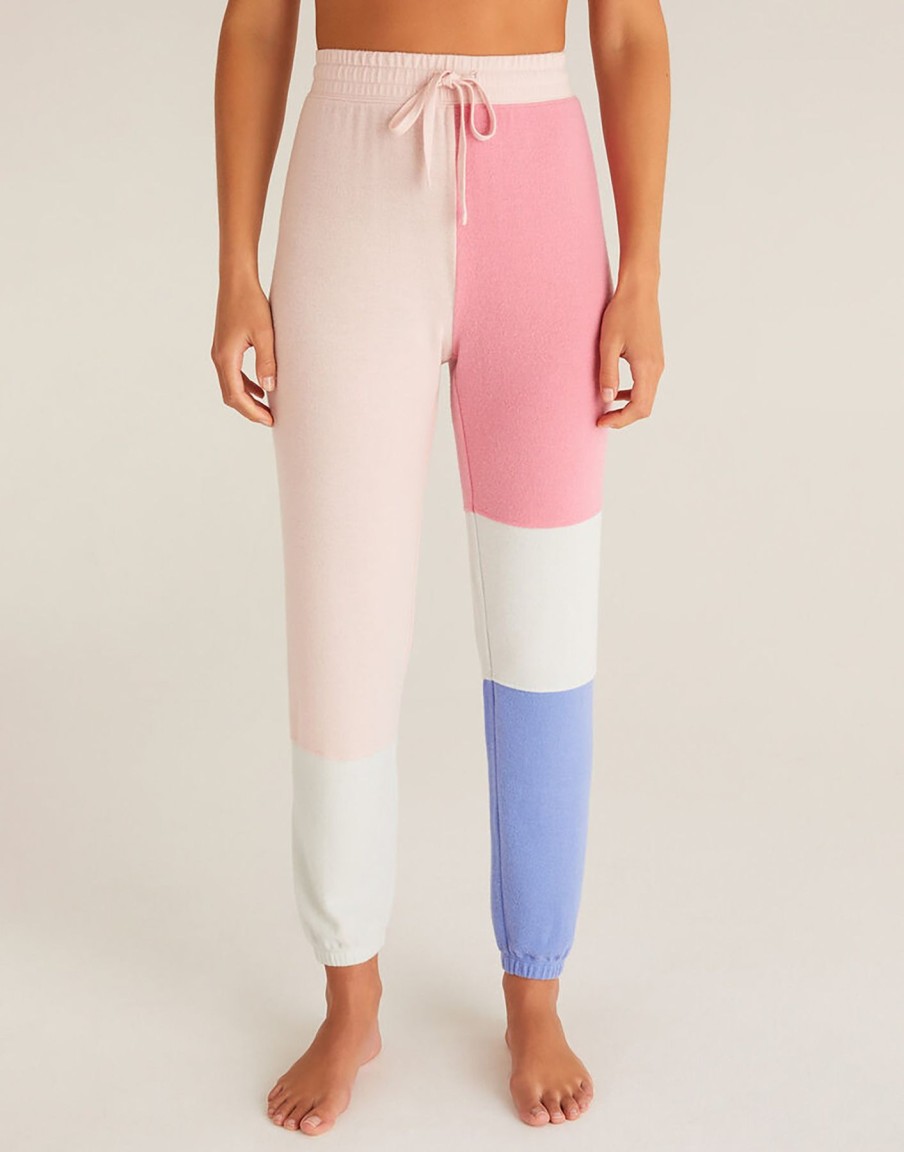 Women Beach Bunny Lounge | Color Block Jogger By Z Supply