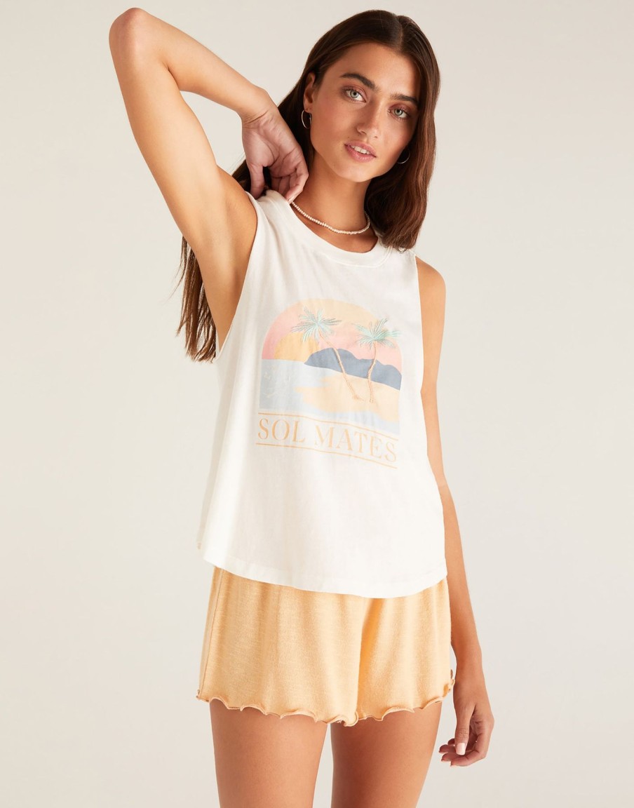 Women Beach Bunny Lounge | Kayla Sol Mates Tank By Z Supply