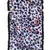 Women Beach Bunny Towels | Multi Leopard Towel