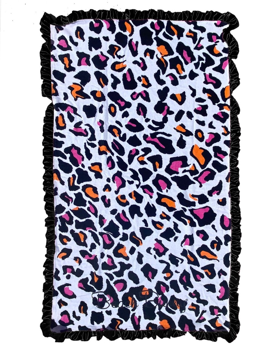 Women Beach Bunny Towels | Multi Leopard Towel