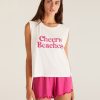 Women Beach Bunny Lounge | Venice Cheers Tank By Z Supply