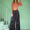 Women Beach Bunny Tops & Bottoms | Hadley Satin Trouser By Summer Haus