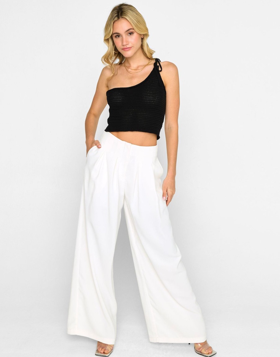 Women Beach Bunny Tops & Bottoms | Ella One Shoulder Top By Summer Haus