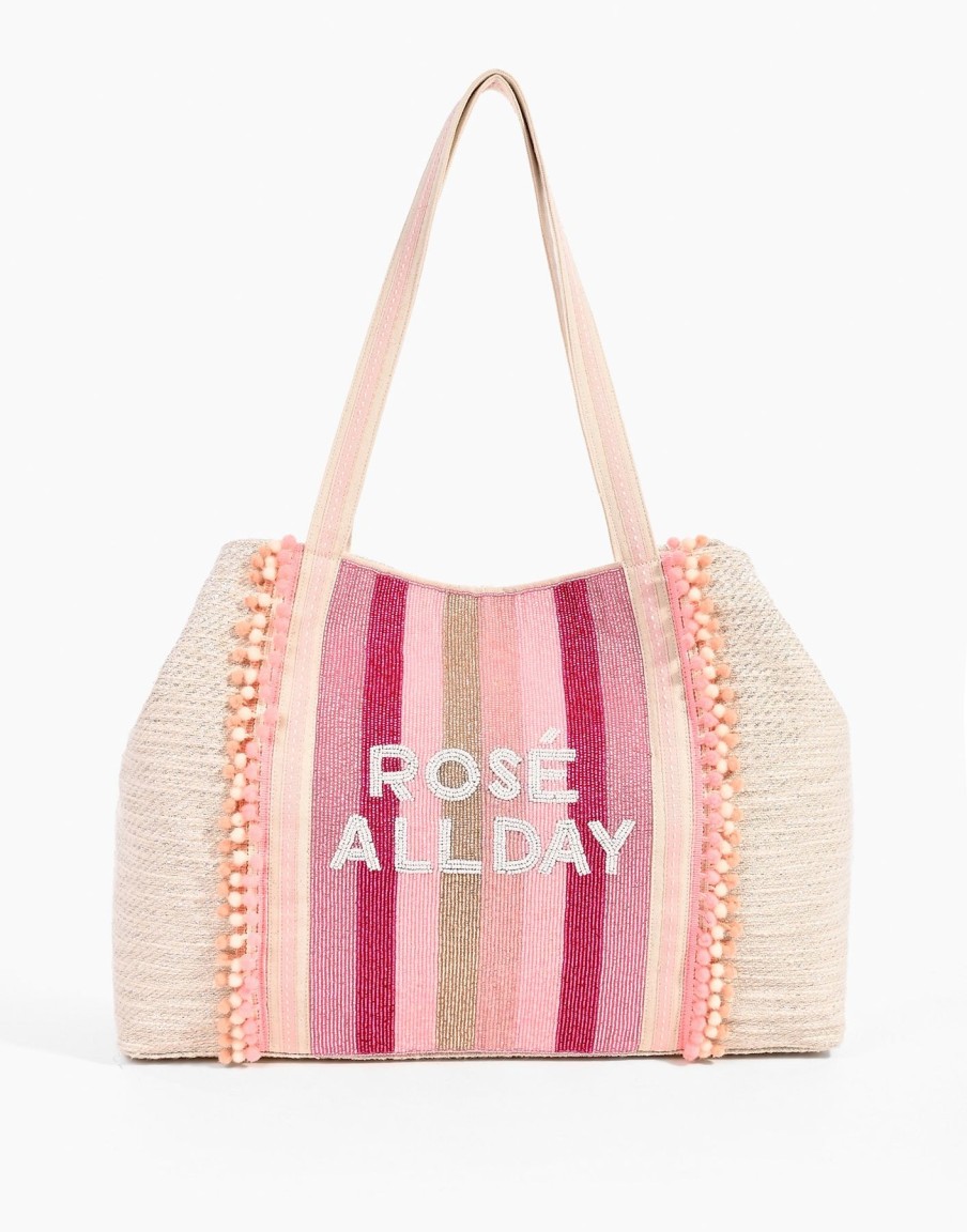 Women Beach Bunny Bags | Rose All Day Tote By America & Beyond