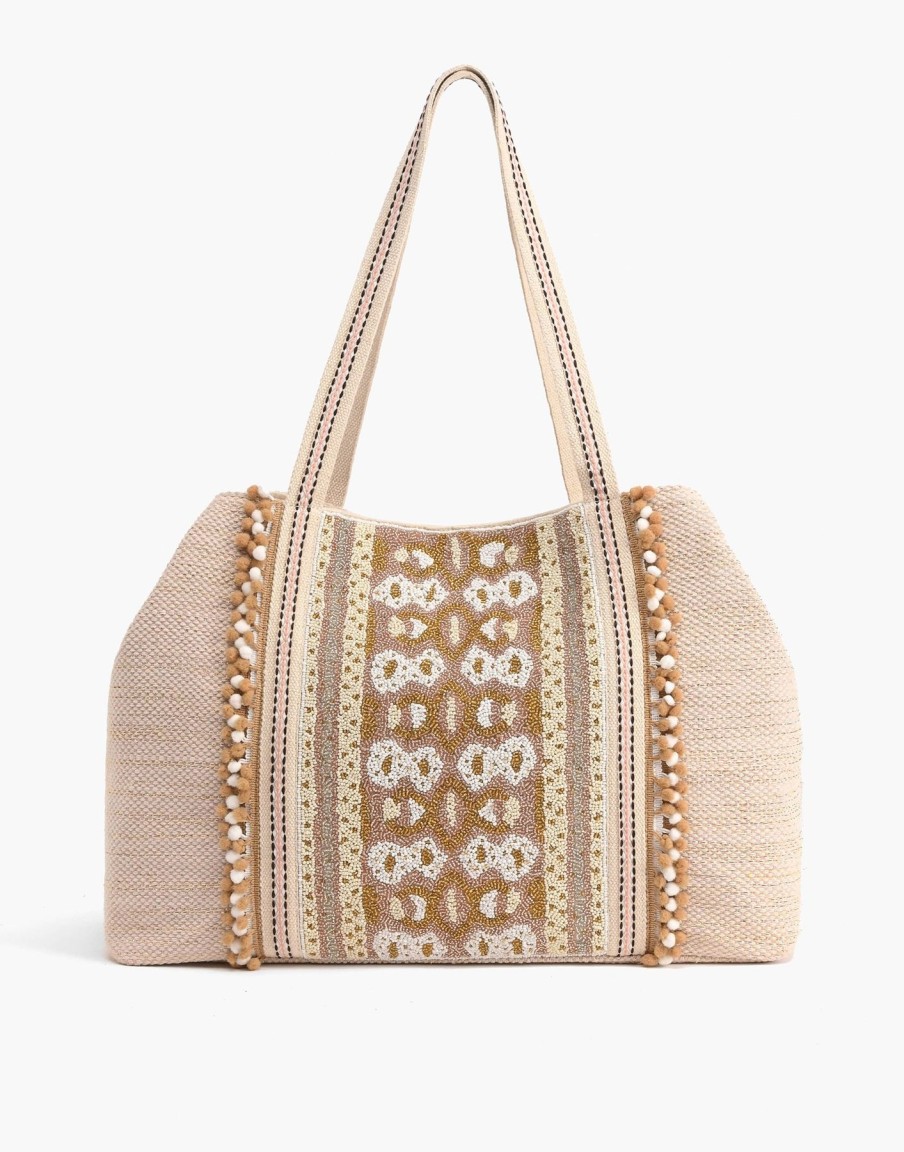 Women Beach Bunny Bags | Wild Nights Embellished Tote By America & Beyond