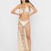 Women Beach Bunny Cover Ups | Dione Sparkle Crop Top