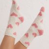 Women Beach Bunny Lounge | 2-Pack Plush Heart Socks By Z Supply