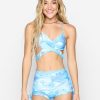 Women Beach Bunny Swim Tops | Elsa Wrap Top By Summer Haus