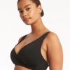 Women Beach Bunny Swim Tops | Essentials Multifit Halter Top By Sea Level