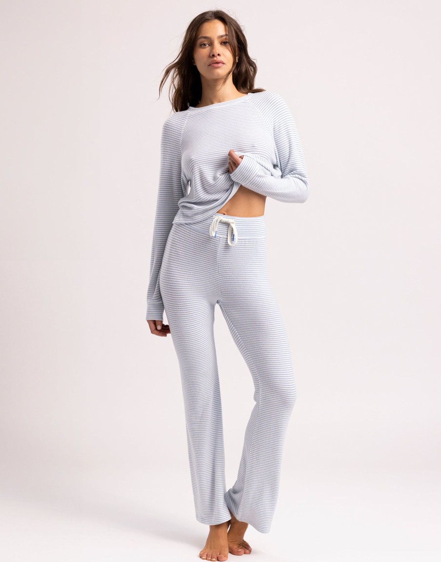 Women Beach Bunny Lounge | In The Clouds Stripe Pant By Z Supply