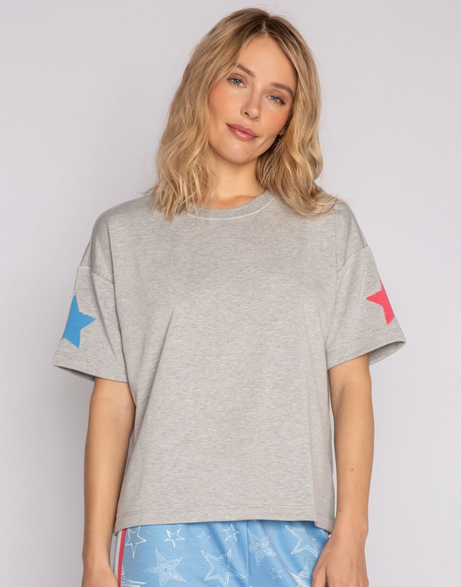 Women Beach Bunny Lounge | Star Spangled Tee By P.J. Salvage